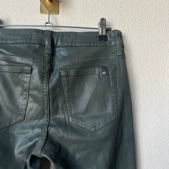 Joe's Jeans The Icon Olive Coated Skinny Ankle Jeans Size 27 - Picture 5 of 7